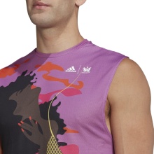 adidas x Thebe Magugu Tennis-Tanktop New York ärmellos violet Herren